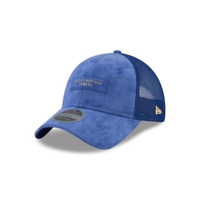 Detroit Pistons Gorra | New Era NBA Trucker 9twenty Adjustable Cap Mexico - Azules